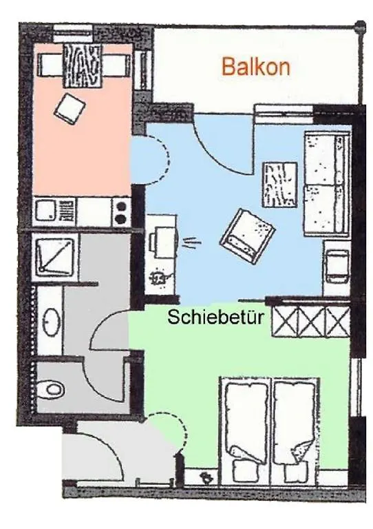 Apartment Appartementhaus St. Florian Bad Fuessing Germany